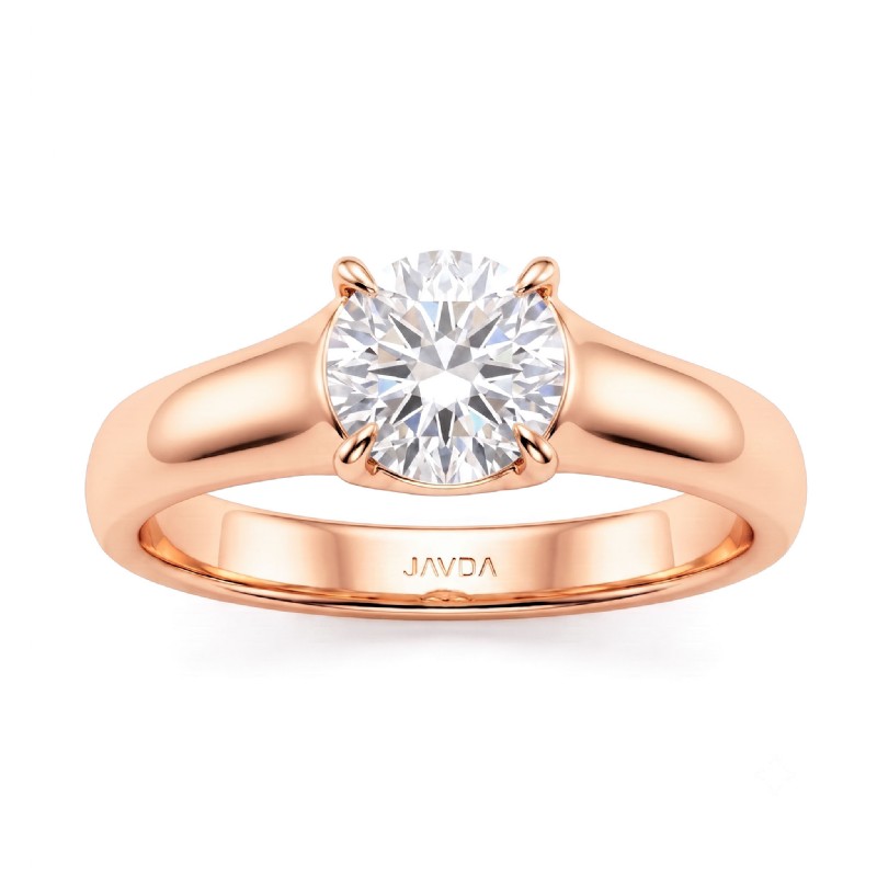  diamond Ring 14k Rose Gold