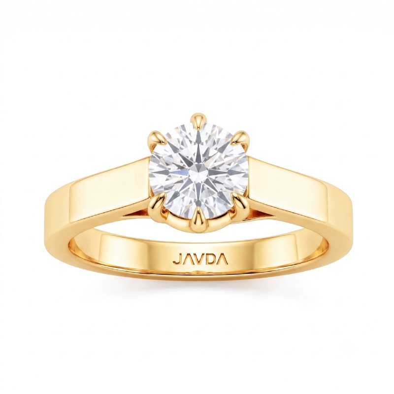  diamond Ring 14k Gold Yellow