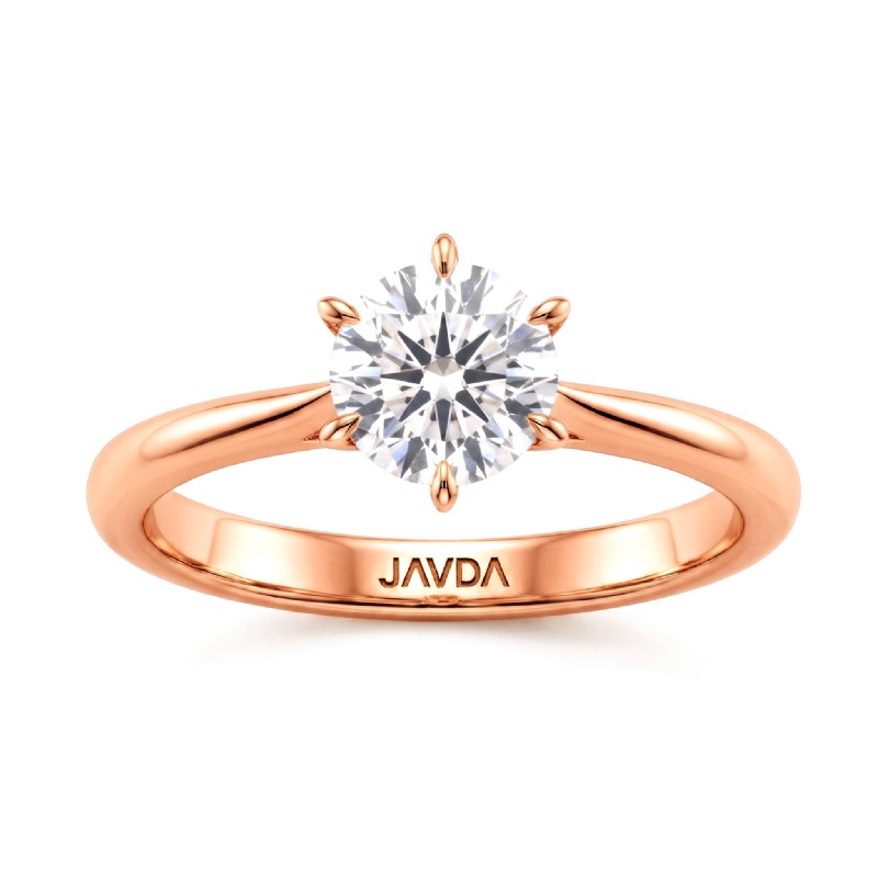  diamond Ring 14k Rose Gold