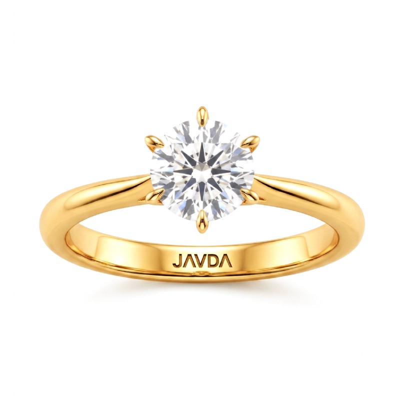  diamond Ring 14k Gold Yellow