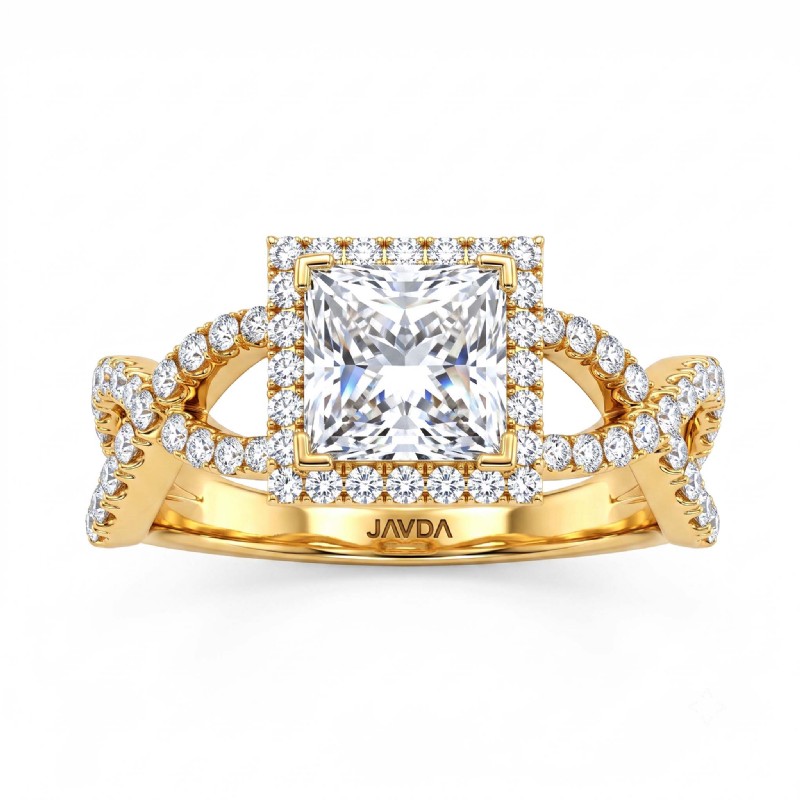  diamond Ring 14k Gold Yellow