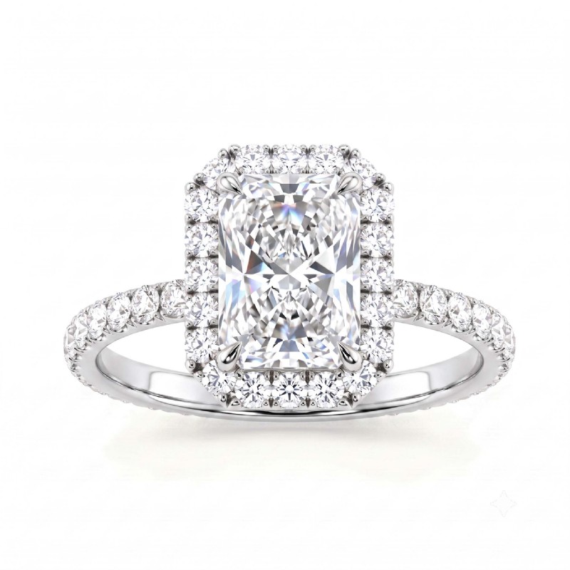  diamond Ring 14k Gold White