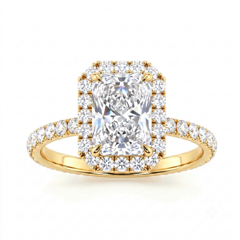  diamond Ring 14k Gold Yellow
