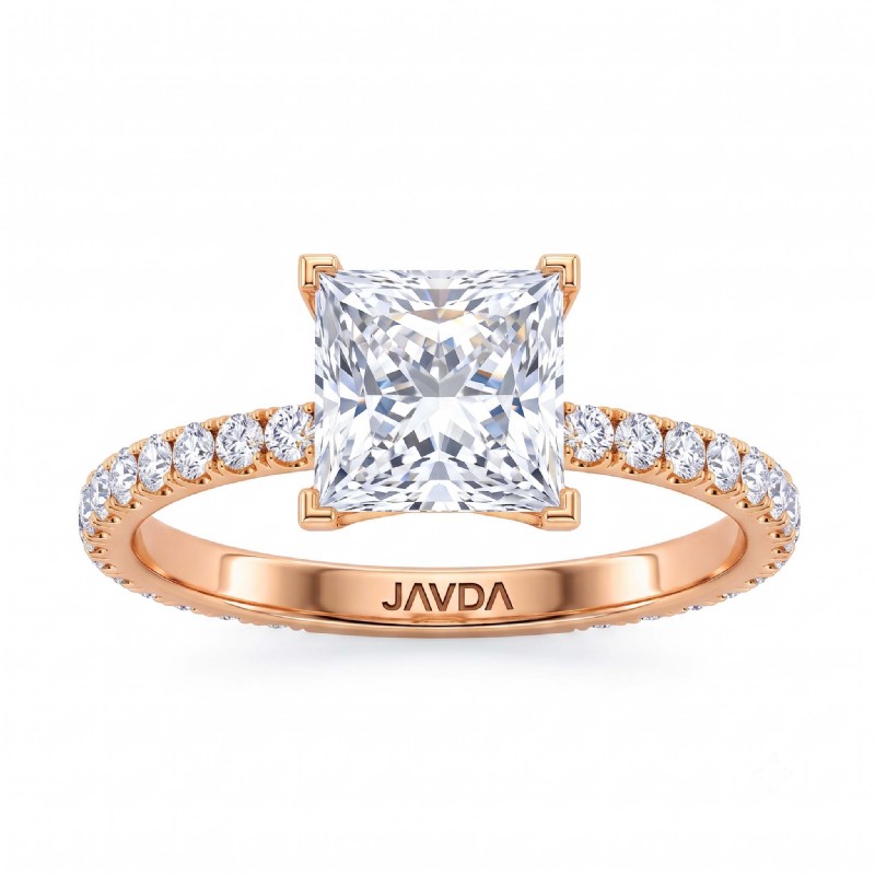  diamond Ring 14k Rose Gold
