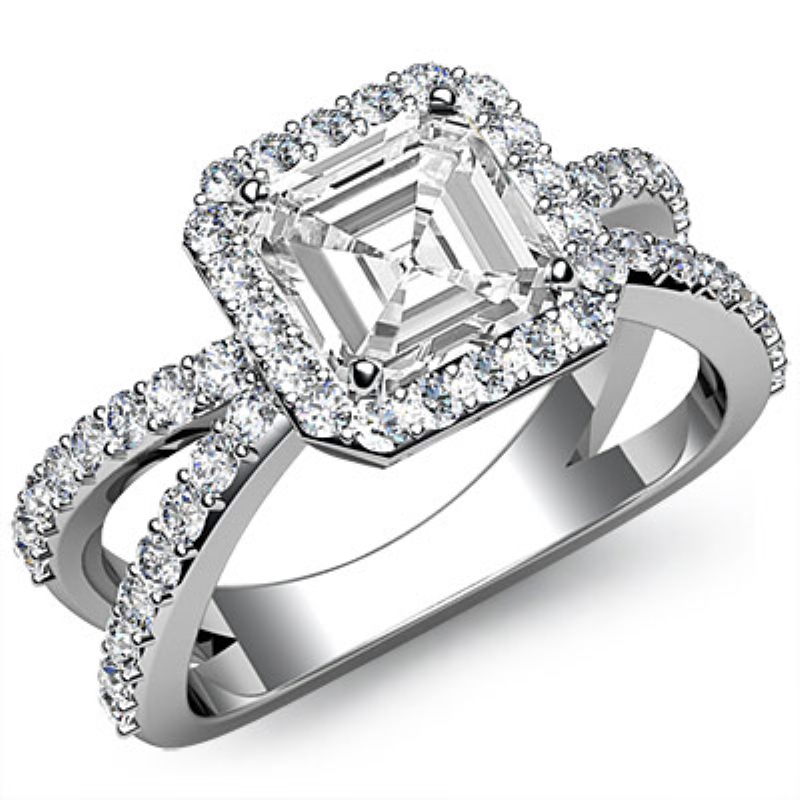  diamond Ring 14k Gold White