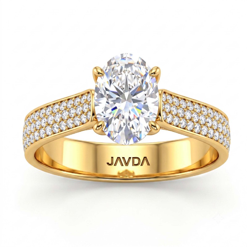  diamond Ring 14k Gold Yellow