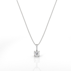  diamond Pendant 14k Gold White