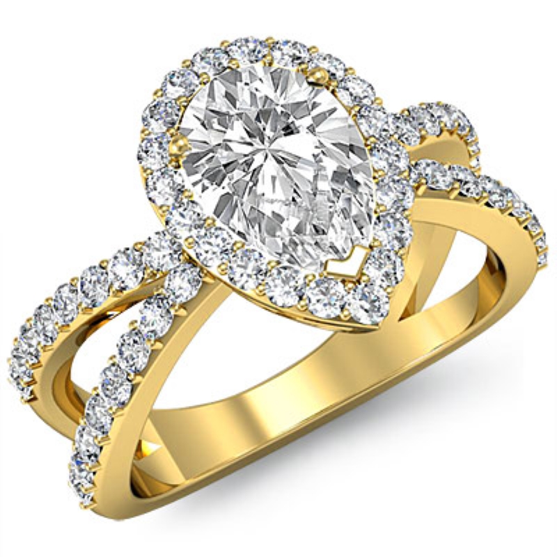  diamond Ring 14k Gold Yellow