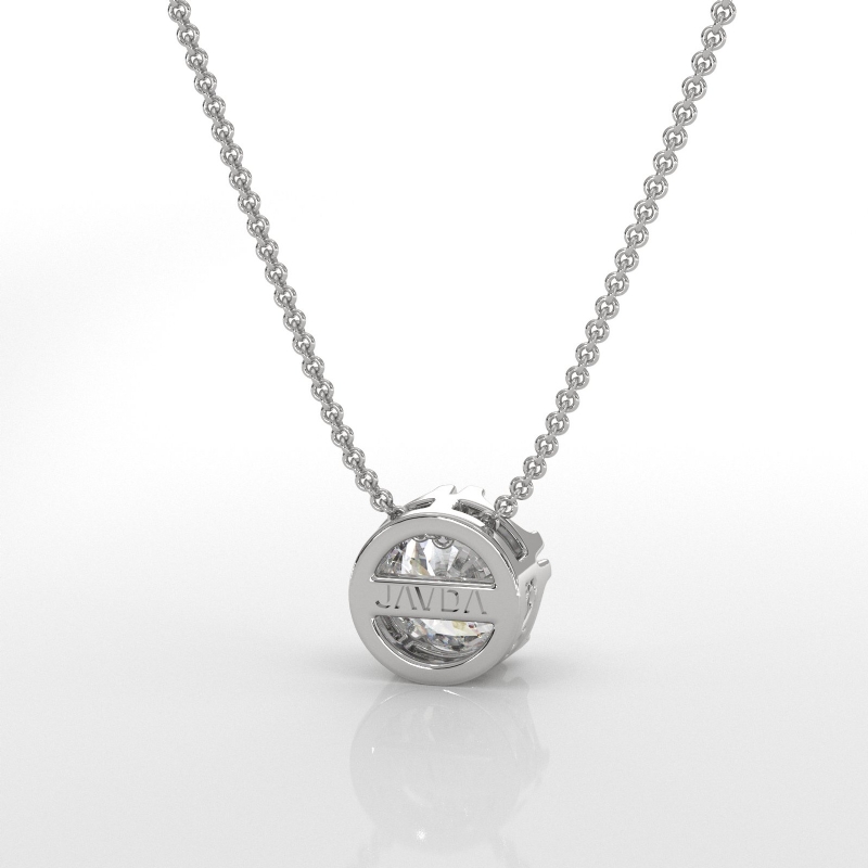  diamond Pendant 14k Gold White