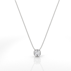  diamond Pendant 14k Gold White