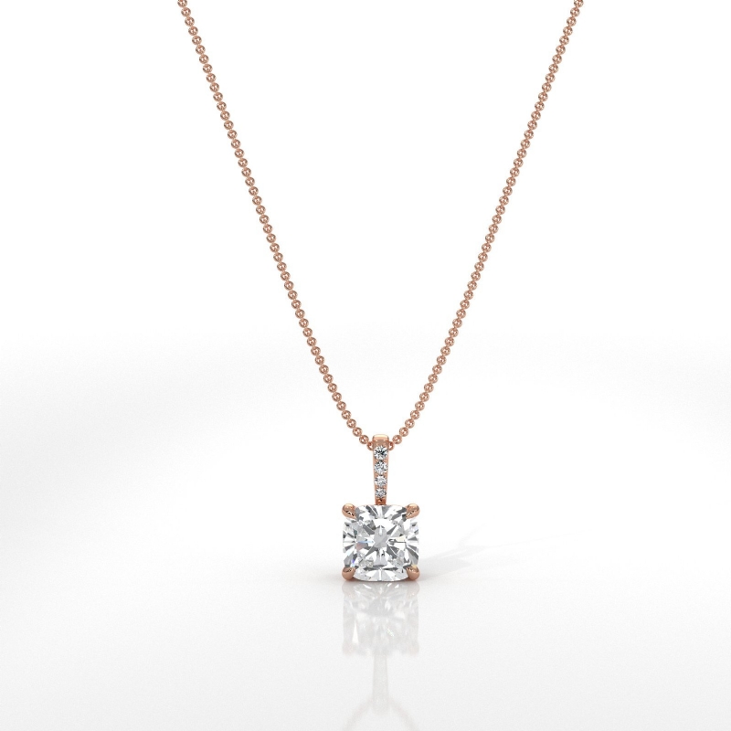  diamond  18k Rose Gold