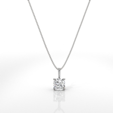  diamond Pendant 14k Gold White