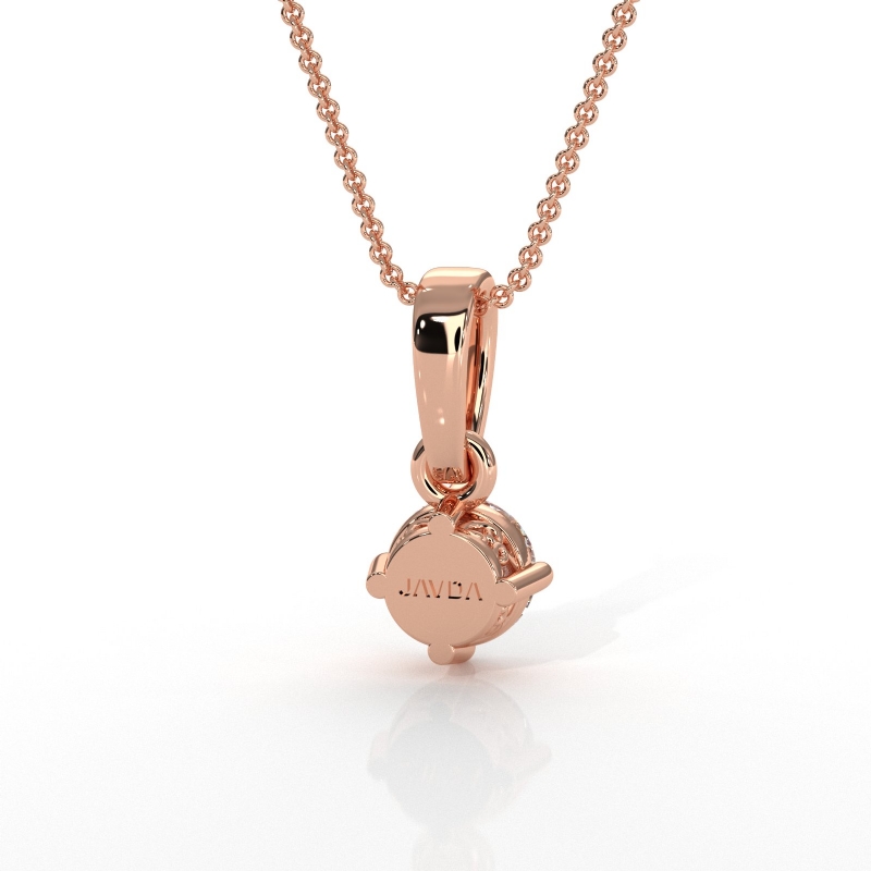  diamond Pendant 18k Rose Gold