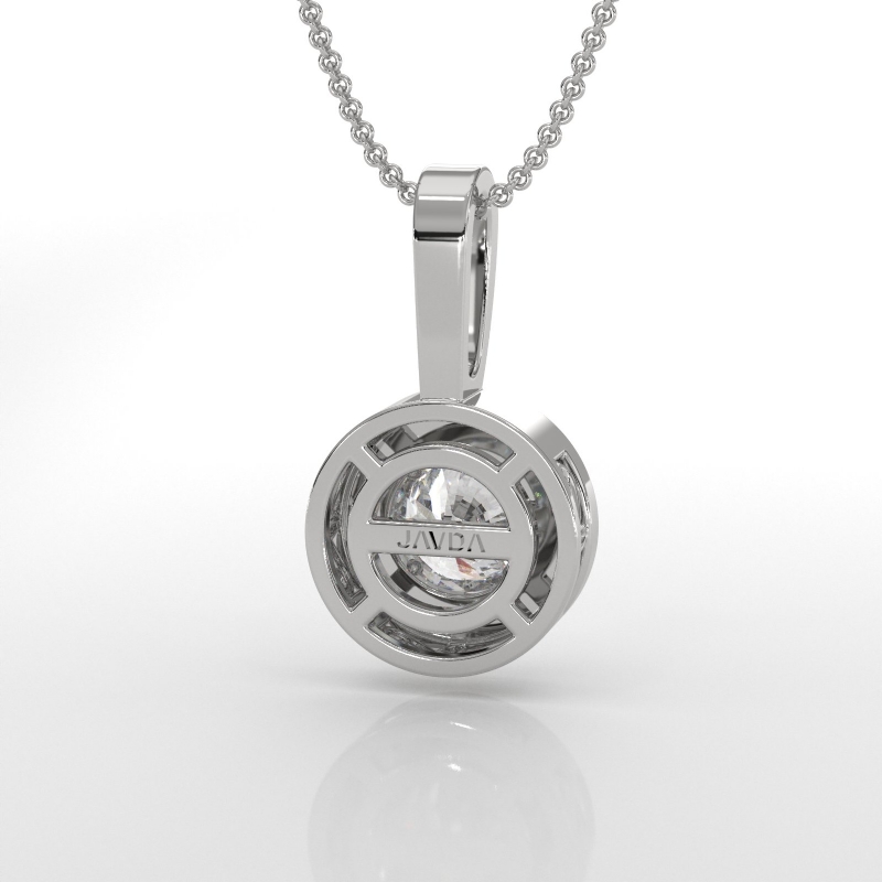  diamond Pendant 14k Gold White