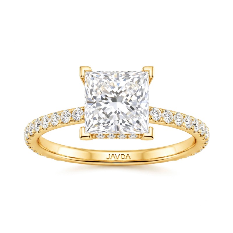  diamond Ring 18k Gold Yellow
