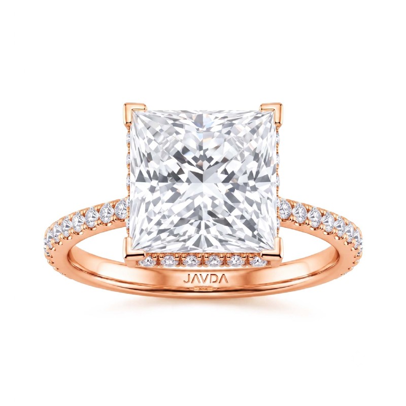  diamond Ring 14k Rose Gold
