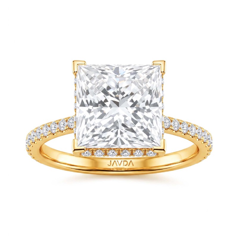  diamond Ring 18k Gold Yellow