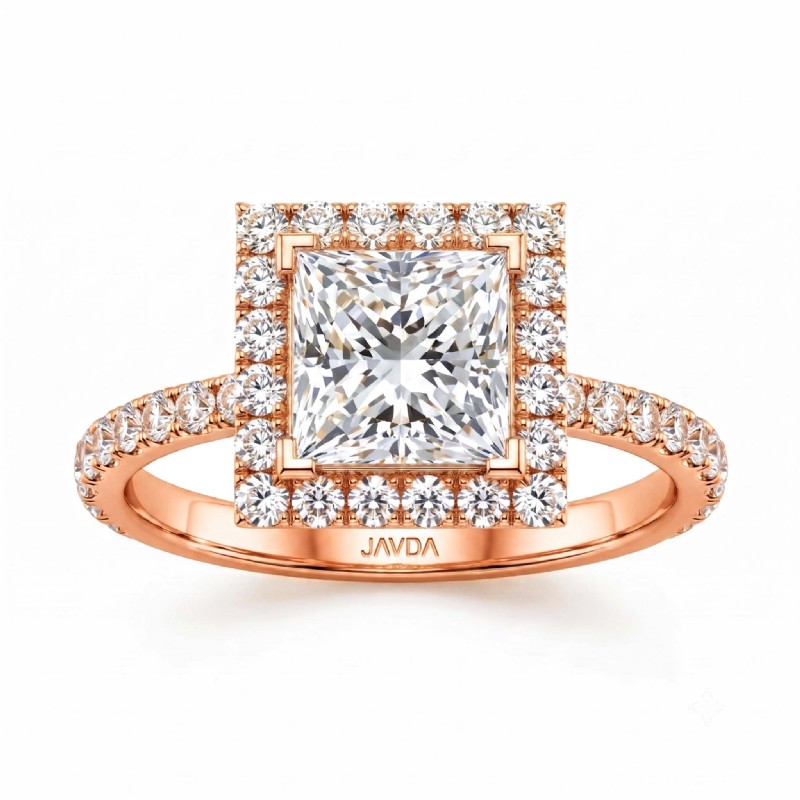  diamond Ring 14k Rose Gold