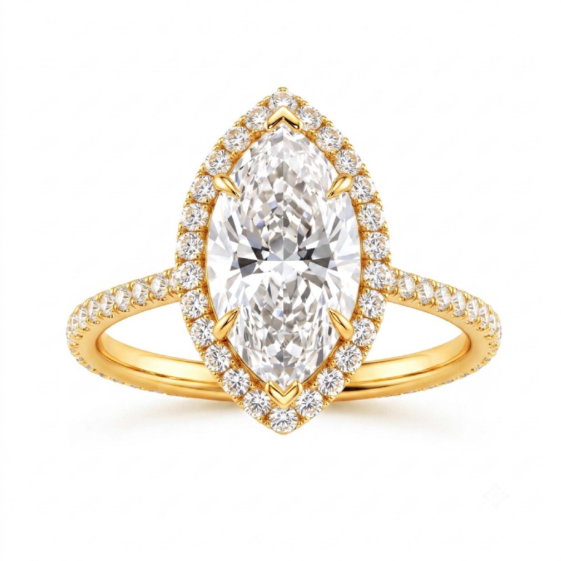  diamond Ring 14k Gold Yellow