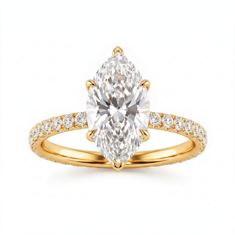  diamond Ring 14k Gold Yellow