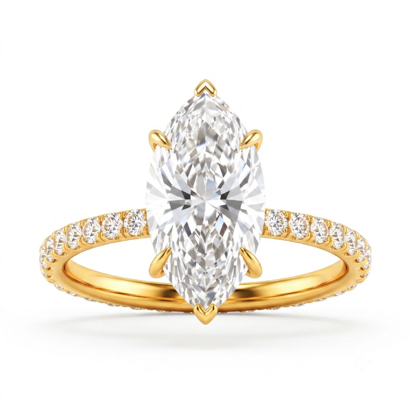  diamond Ring 14k Gold Yellow