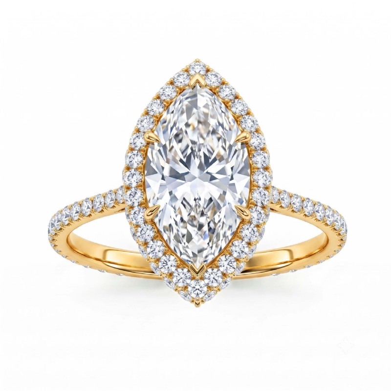  diamond Ring 14k Gold Yellow