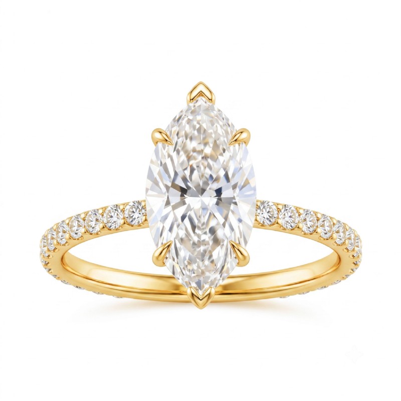  diamond Ring 14k Gold Yellow