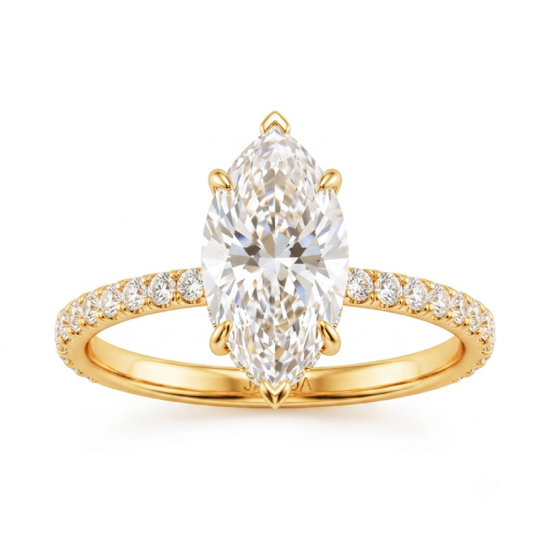  diamond Ring 14k Gold Yellow