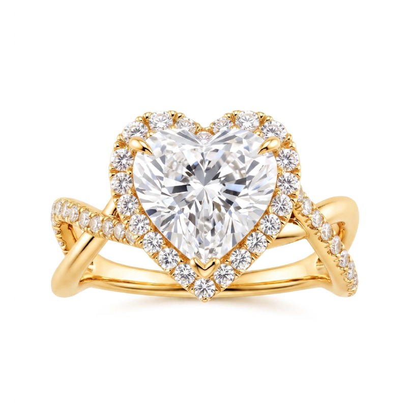  diamond Ring 14k Gold Yellow