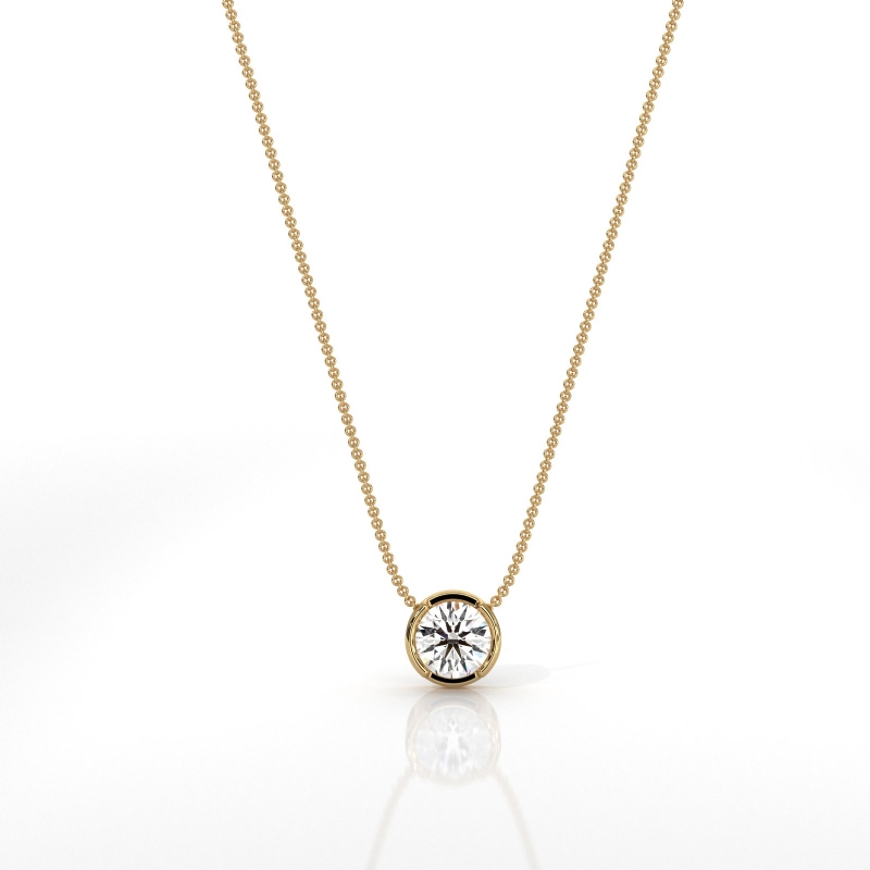  diamond Pendant 14k Gold Yellow
