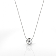  diamond Pendant 14k Gold White