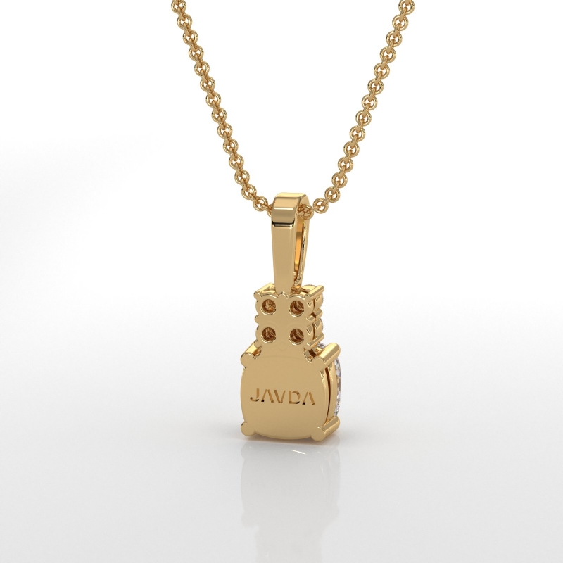  diamond Pendant 14k Gold Yellow