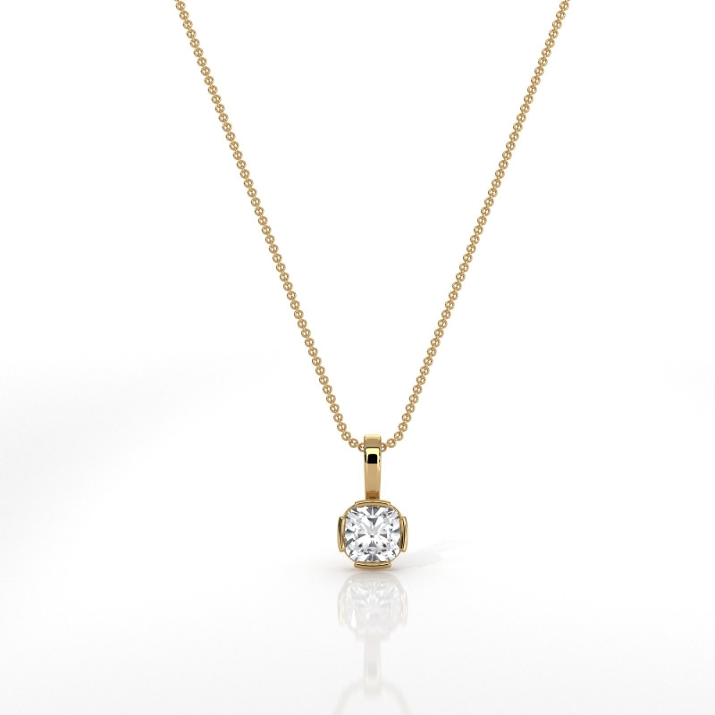  diamond Pendant 14k Gold Yellow