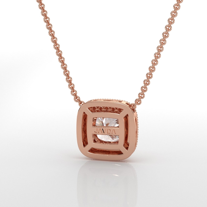  diamond Pendant 18k Rose Gold