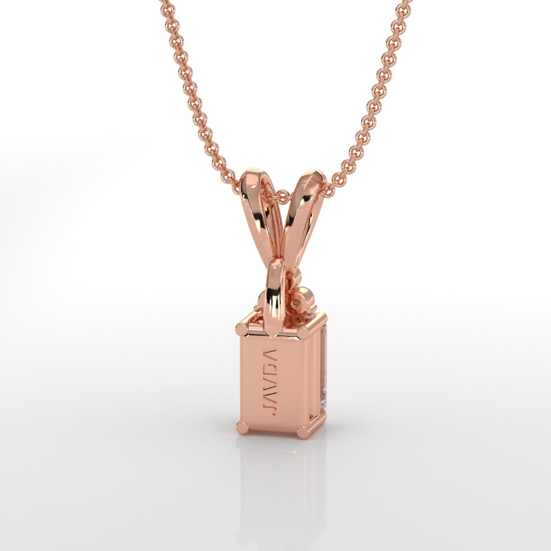  diamond Pendant 18k Rose Gold