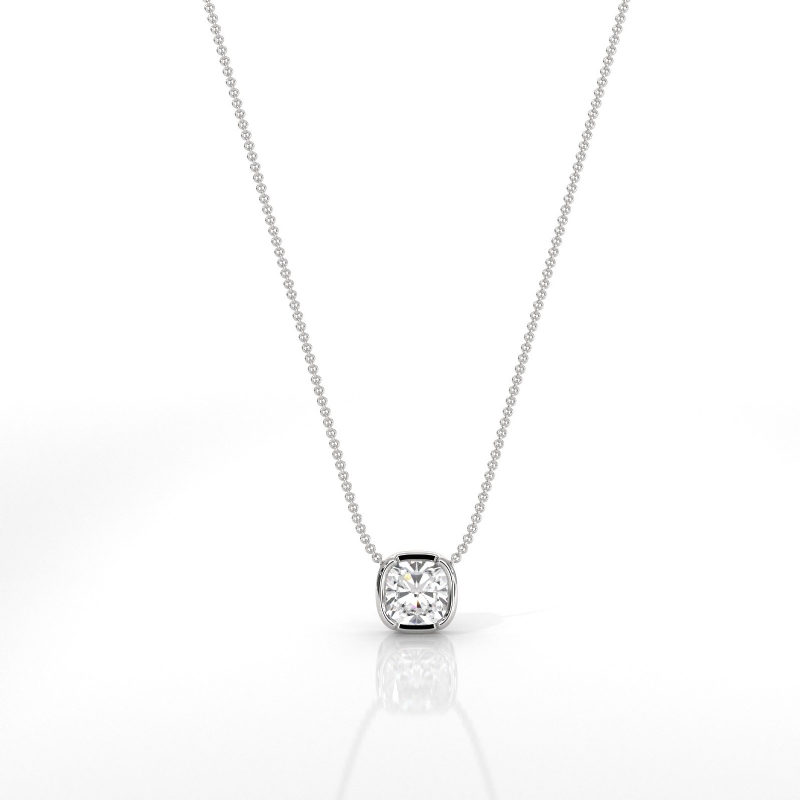  diamond Pendant 14k Gold White