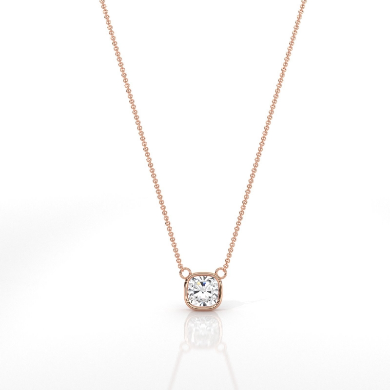  diamond Pendant 18k Rose Gold