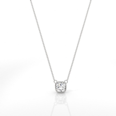  diamond Pendant 14k Gold White