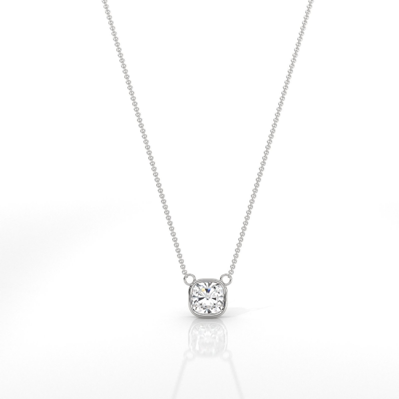  diamond Pendant 14k Gold White