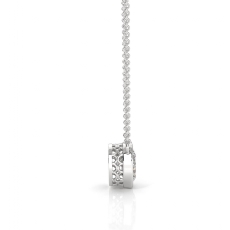  diamond Pendant 14k Gold White