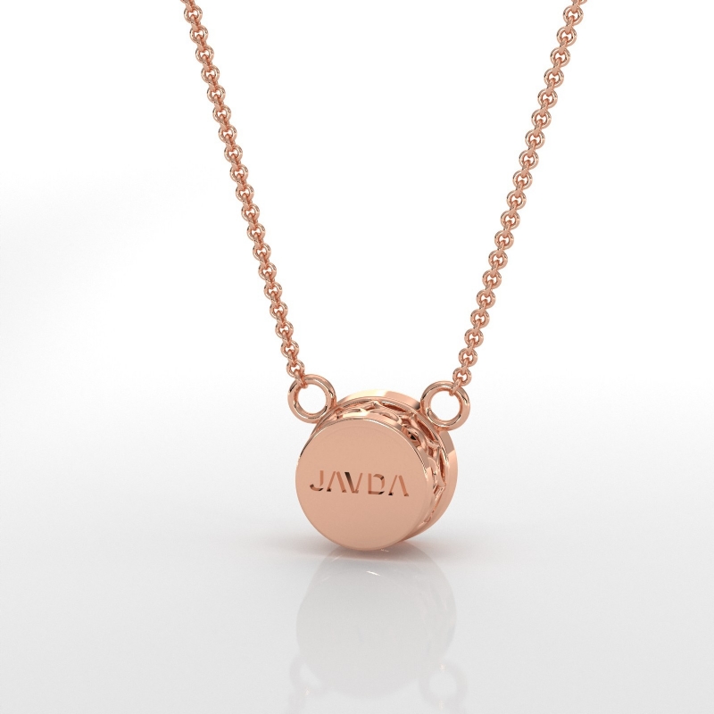  diamond Pendant 18k Rose Gold
