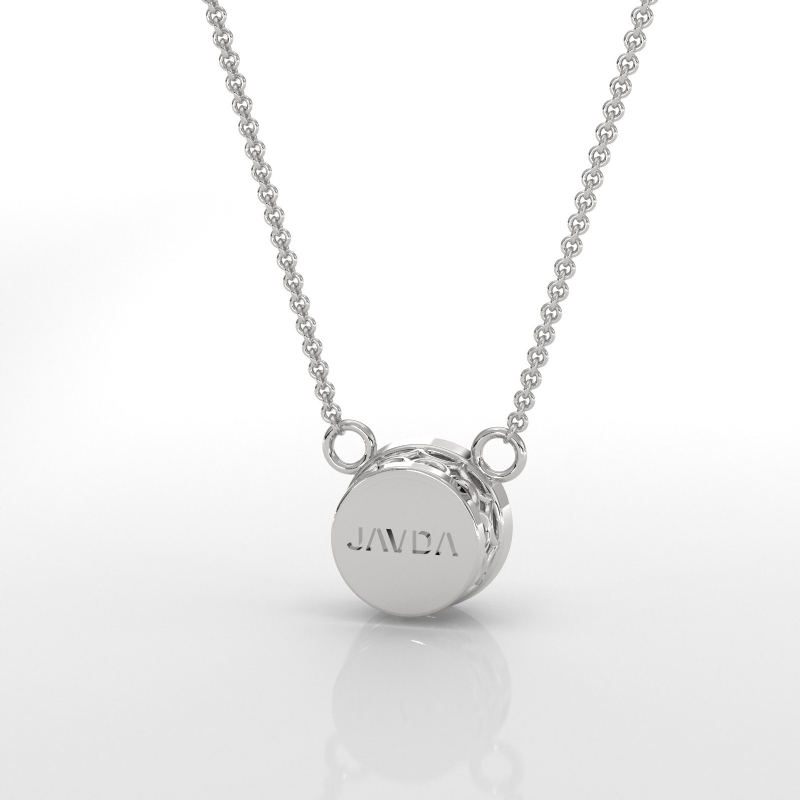  diamond Pendant 14k Gold White