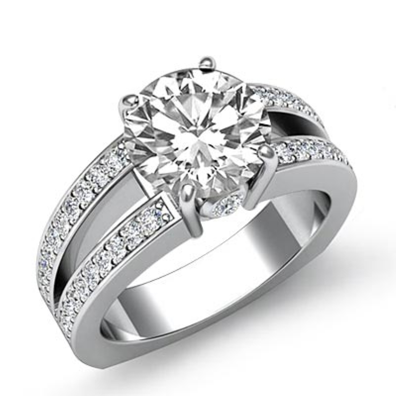  diamond Ring 14k Gold White