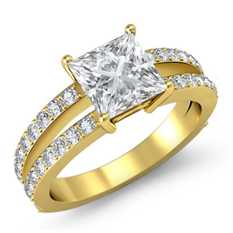  diamond Ring 18k Gold Yellow