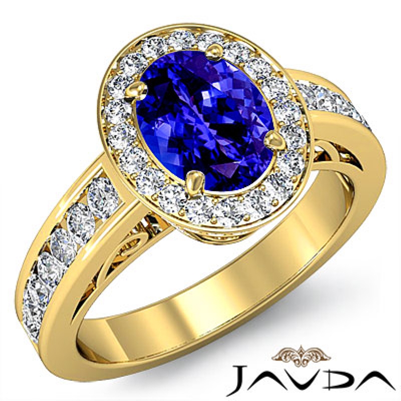 Vintage Halo Filigree Bar Set Oval diamond engagement Ring in 18k Gold Yellow