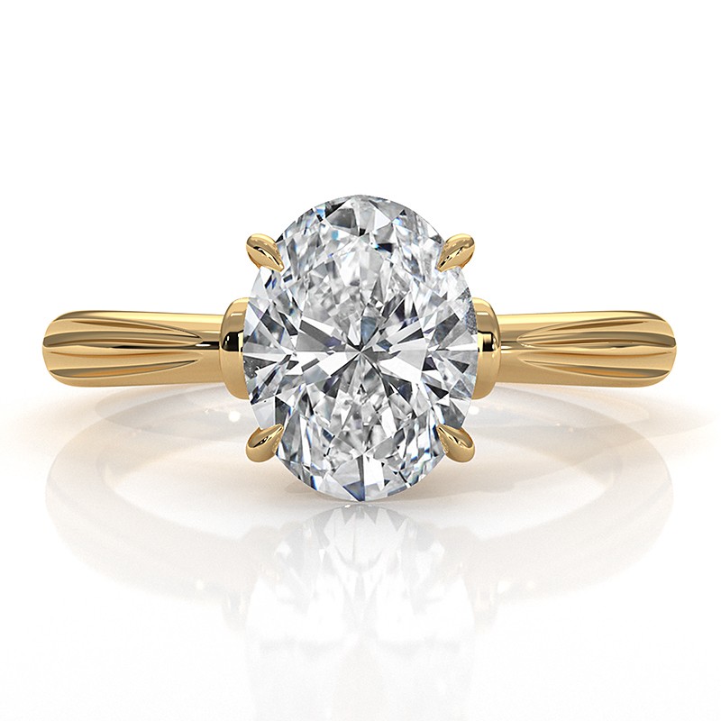  diamond Ring 18k Gold Yellow