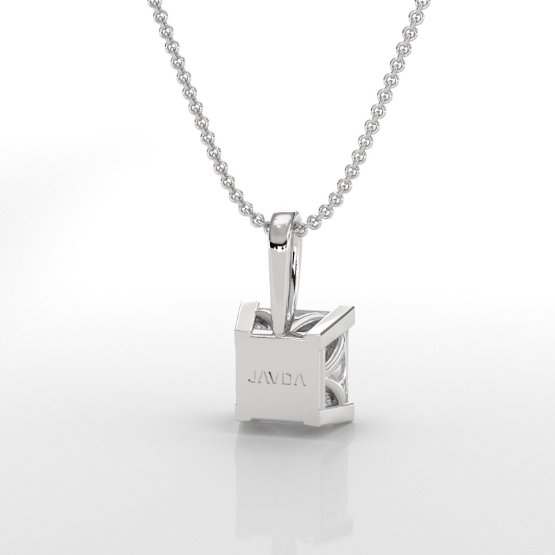  diamond Pendant 14k Gold White