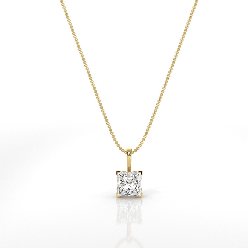  diamond Pendant 14k Gold Yellow