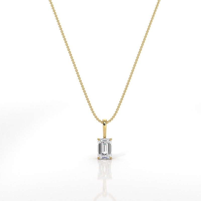  diamond Pendant 14k Gold Yellow