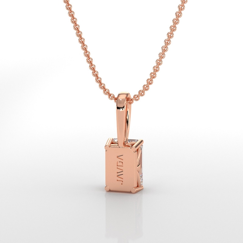  diamond Pendant 18k Rose Gold